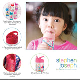 Stephen Joseph Flip Top Water Bottle