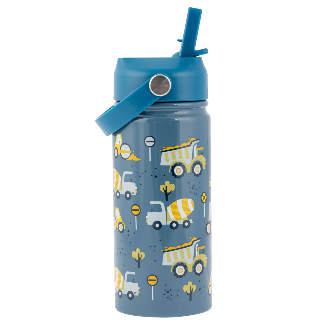 Stephen Joseph insulated stainless water bottle with flip top lid