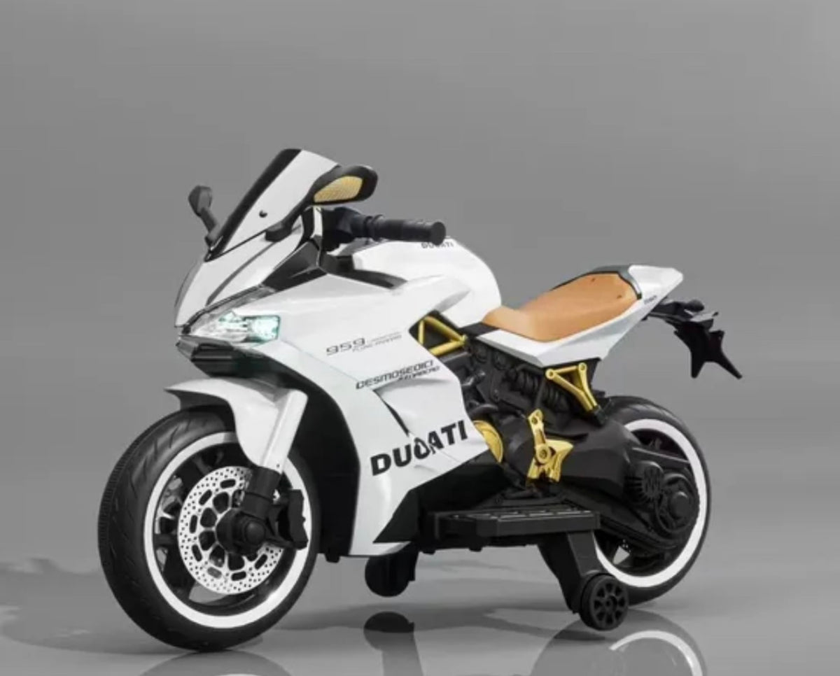 Ducati Styled Super bike 959 -kids electric ride on – The Cuddler