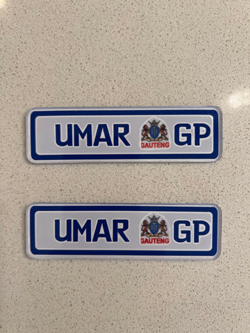 Personalised Number Plates