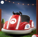 Mario Kart Edition Bumper Car | 360° Spin Ride-On | The Cuddler