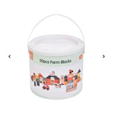 Wooden farm blocks 50 piece