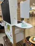 Wooden kitchen and laundry unit