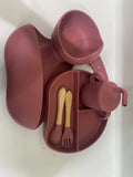 Silicone feeding plate 6 piece set