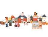 Wooden farm blocks 50 piece