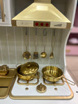 Luxury Play Kitchen - White and Gold