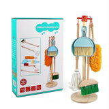 Kids Wooden Cleaning Set