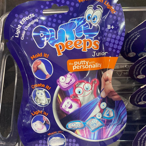 Putty Peeps – UV Light Colour Change Putty Junior 25g BLUE