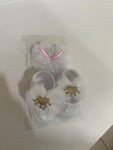 New born little crown socks with matching headband