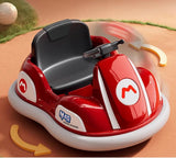 Mario Kart Edition Bumper Car | 360° Spin Ride-On | The Cuddler