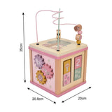 Birch and bloom 5 in 1 wooden activity cube