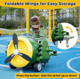 Kids electric ride on Airplane