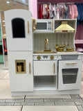 Luxury Play Kitchen - White and Gold