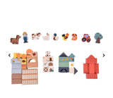 Wooden farm blocks 50 piece