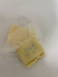 Crown and frill baby socks