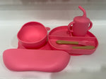 Silicone feeding plate 6 piece set