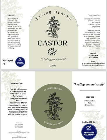 Tayibb health castor oil pack