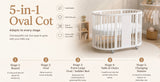 The 5 Stage Oval Cot