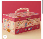 Floss and rock musical jewellery box with pearl handle