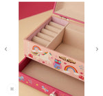 Floss and rock musical jewellery box with pearl handle
