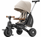 LeCoco S8 5-in-1 Convertible Toddler Tricycle & Folding Stroller