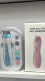 Baby Nail Trimmer Electric File Set with Light Replacement Heads