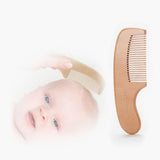 Wooden hair brush set for baby