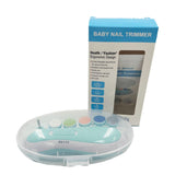 Baby Nail Trimmer Electric File Set with Light Replacement Heads