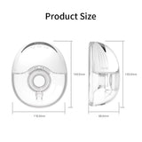 Wearable breast pump - portable hands free