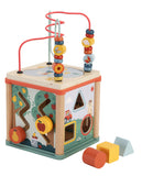 Wooden Activity cube - farm large