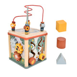 Wooden Activity cube - farm large