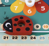 Zookabee wooden weather calendar and clock