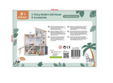 Bella 3 story wooden dollhouse
