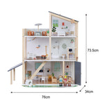 Bella 3 story wooden dollhouse