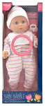 Dollsworld Talking Baby Babble Doll 38cm (15") with Accessories