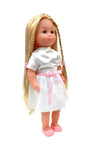 Dollsworld- Catherine Deluxe Long Hair Doll (Brush, Outfit) 41Cm (16")