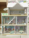 Zookabee 3 Storey Wooden Doll House - Furnished