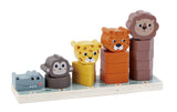 Zookabee Wooden animal Number Stacking Blocks