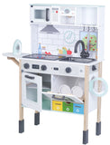 Wooden kitchen and laundry unit