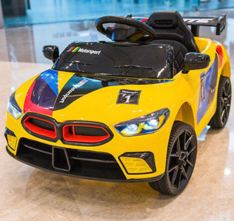 BMW M8 styled kids electric ride on car