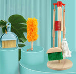 Kids Wooden Cleaning Set