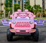 NEW Princess Power Cruiser 12v Jeep styled kids electric ride on car (Pink)