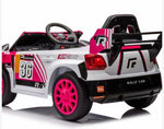 Rally Styled kids electric ride on car