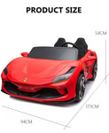 Ferrari Styled ride on car-2 Seater-Our LARGEST Kids Electric Ride on Car!