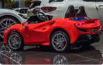 Ferrari Styled ride on car-2 Seater-Our LARGEST Kids Electric Ride on Car!