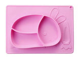 Silicone Rabbit Feeding Plate