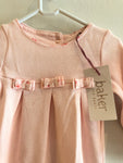 Ted Baker pink bow baby grower