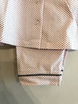 Giggles girls pink and grey polka dots pyjama