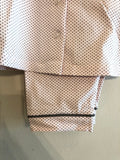 Giggles girls pink and grey polka dots pyjama