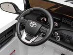 Toyota Hilux Legend -RUBBER TYRES - 2seater kids electric ride on car (Official Licensed Product)